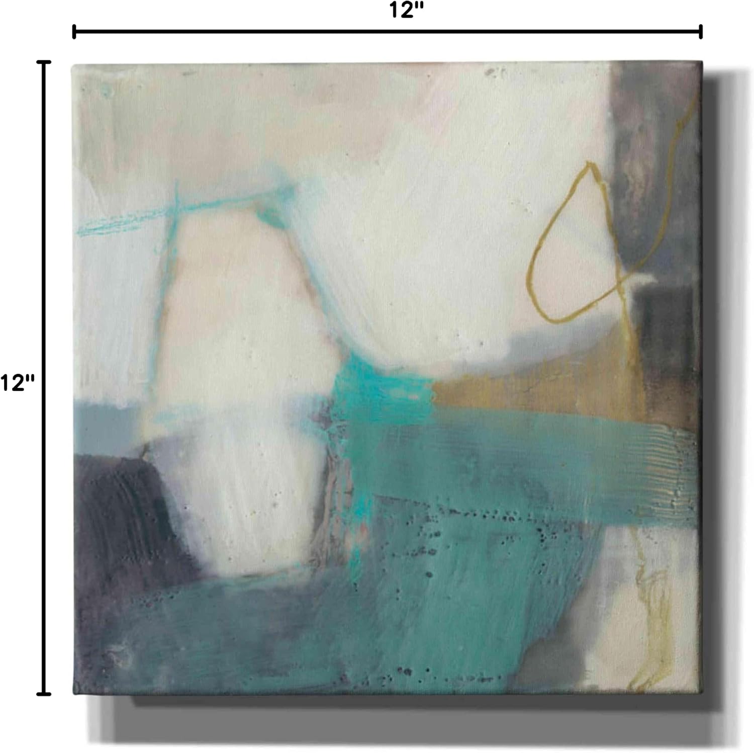 Epic Graffiti 'Tusk II' by Sue Jachimiec Giclee Canvas Wall Art, 12"x12" 26 x 26