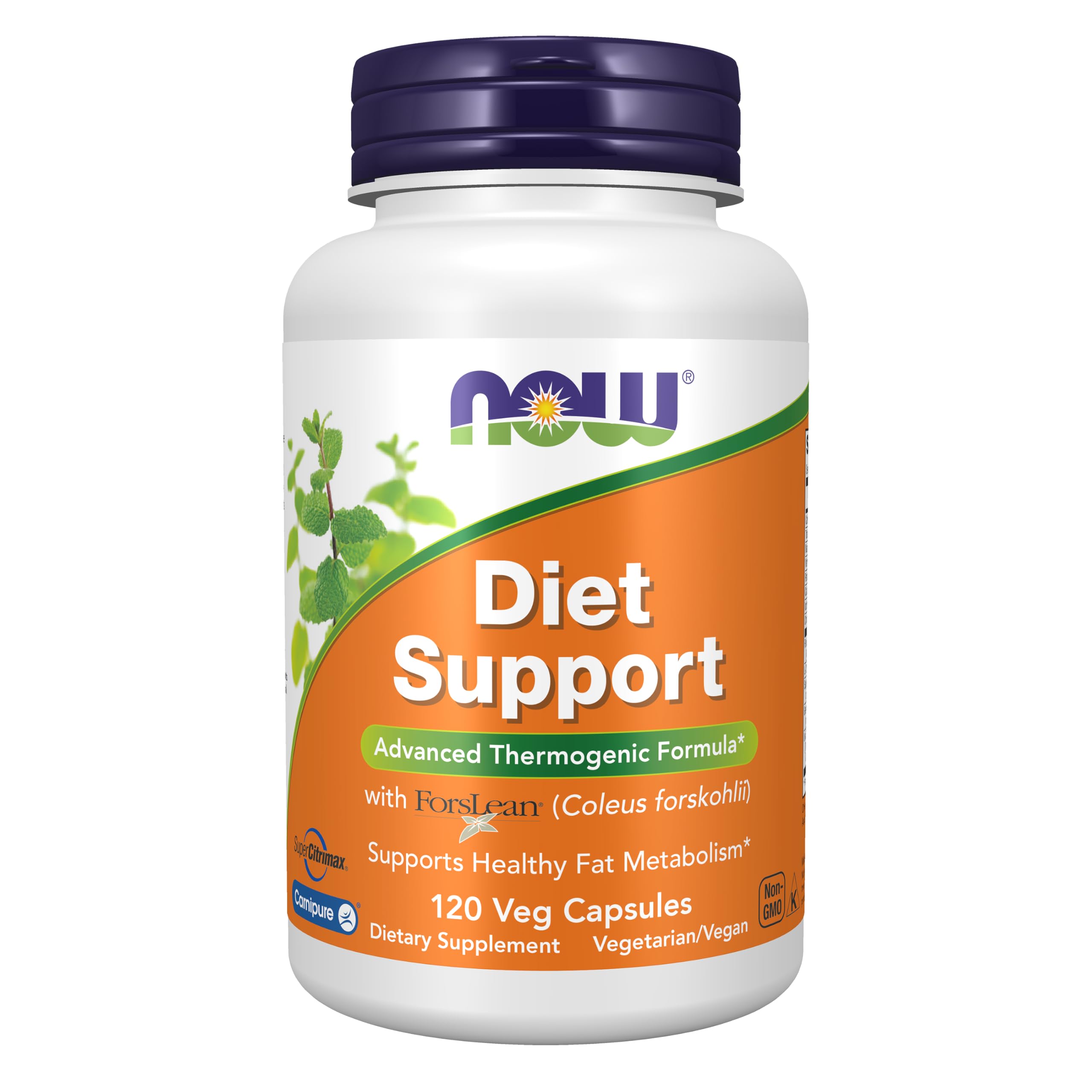 NOW Supplements, Diet Support with ForsLean®, 120 Veg Caps