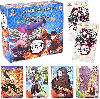 Anime Trading Card,32 Packs Carte Animée Cartes à Collectionner Cartoon Jeux de Cartes pour Enfants Les Amateurs D'anime Cadeau(5 Cards/Pack)