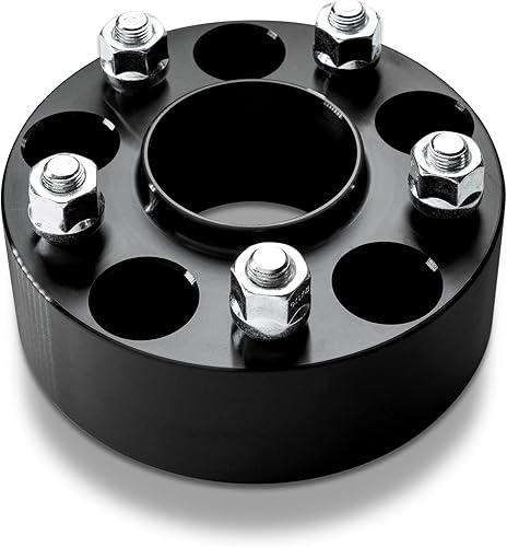 Miniatura 3 de Customadeonly 4 piezas de espaciadores de rueda negros centrados en cubo de 2 pulgadas (1.969 in), patrón de pernos 5 x 5.5 x 5.5 x 139.7 14 x 1.5