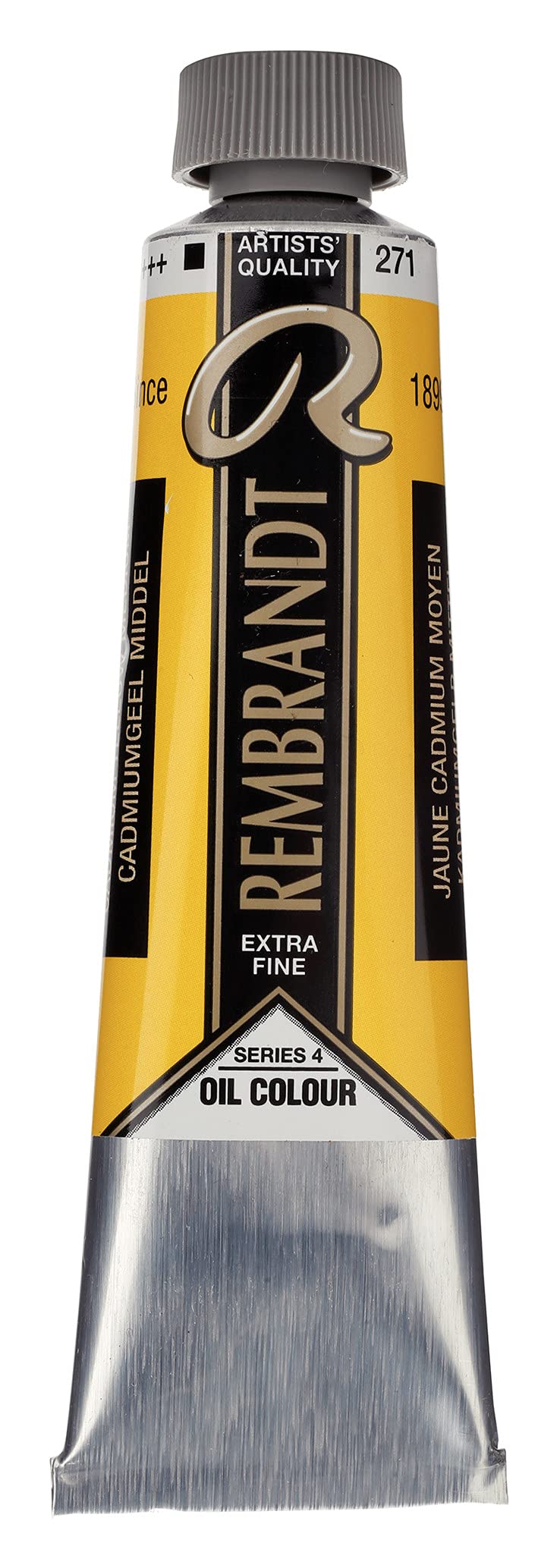 Talens Rembrandt - Excelentes colores de pintura al óleo - 40 ml - 271 Amarillo cadmio medio