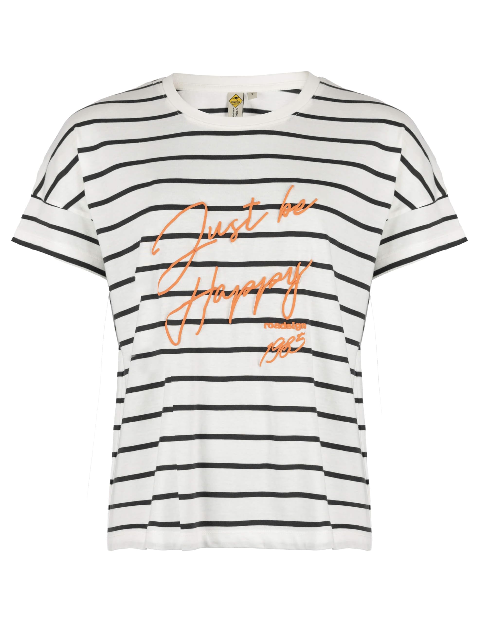 ROADSIGN australia Damen T-Shirt sommerliches Streifenshirt aus Baumwolle mit Legerer Passform