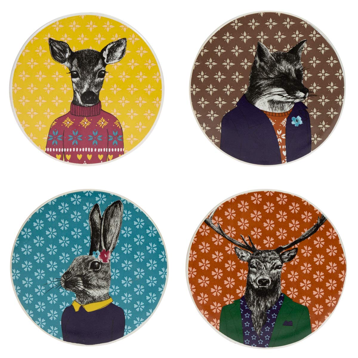 English Tableware Co. Multicolor After Dark Coasters