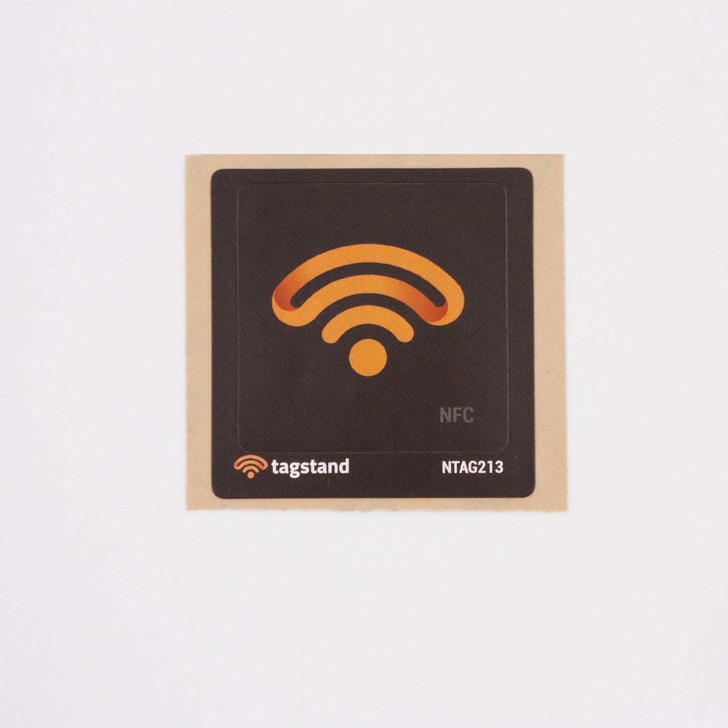 8 Black NFC Stickers NTAG213 by Tagstand - Fully programmable, and Works with NFC Enabled Devices