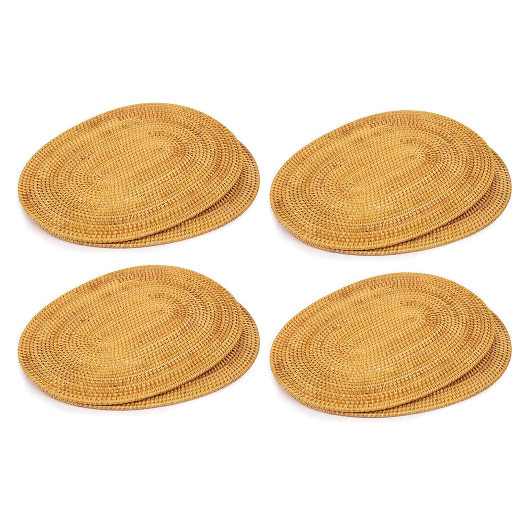 Set de table ovale en rotin fait main, l'esprit nature chez vous