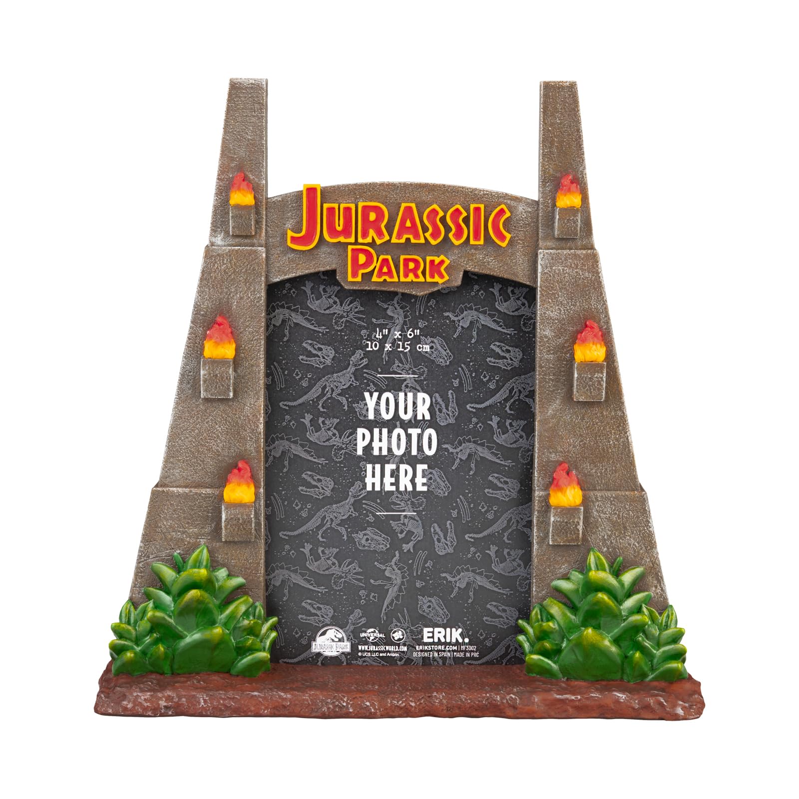 Grupo Erik - Cadre Photo 10 x 15 cm Jurassic Park| Cadre Photo Table Dinosaure, Cadeau Jurassic Park