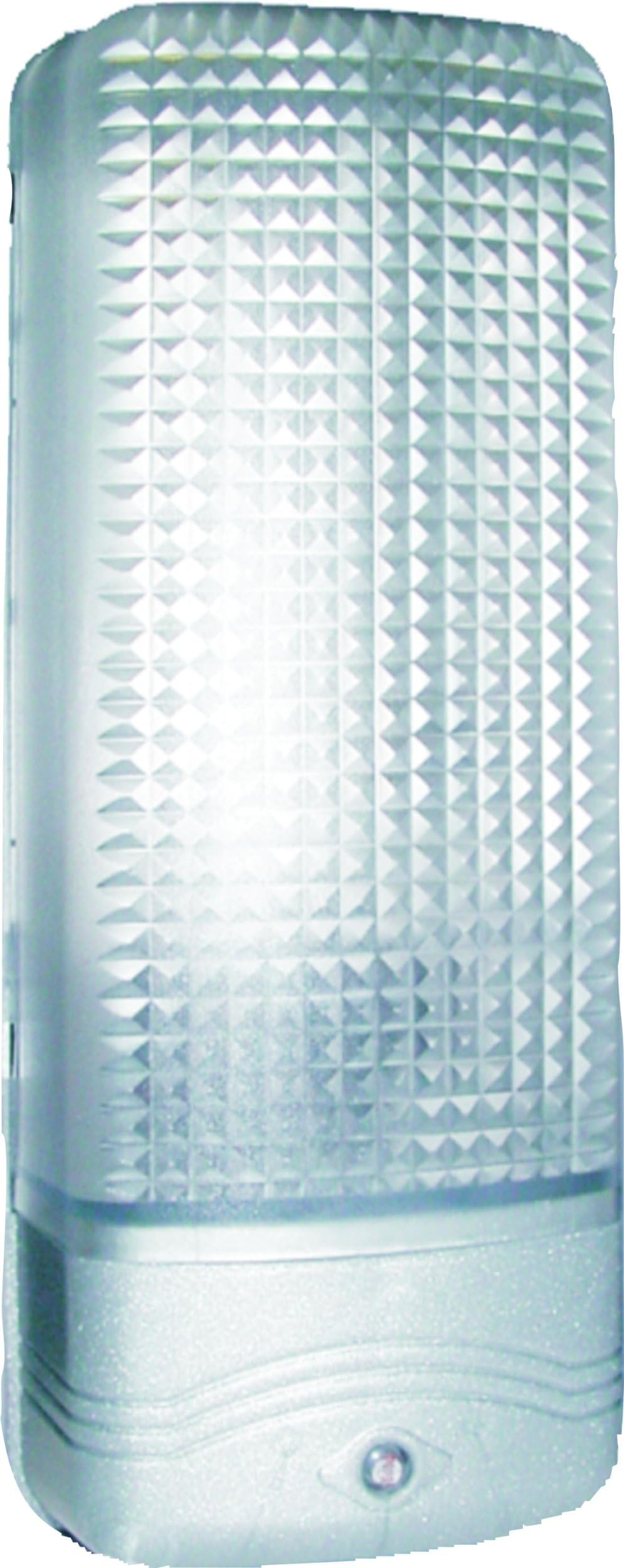 Byron Elro ES81A GLS / 13W ES Plastic Bulkhead with Light Sensor Chrome,60w