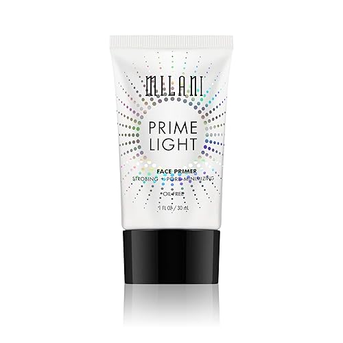 Milani Prime Light Strobing + imprimación facial minimizadora de poros, vegano, sin crueldad animal para corregir el color de la piel y reducir la