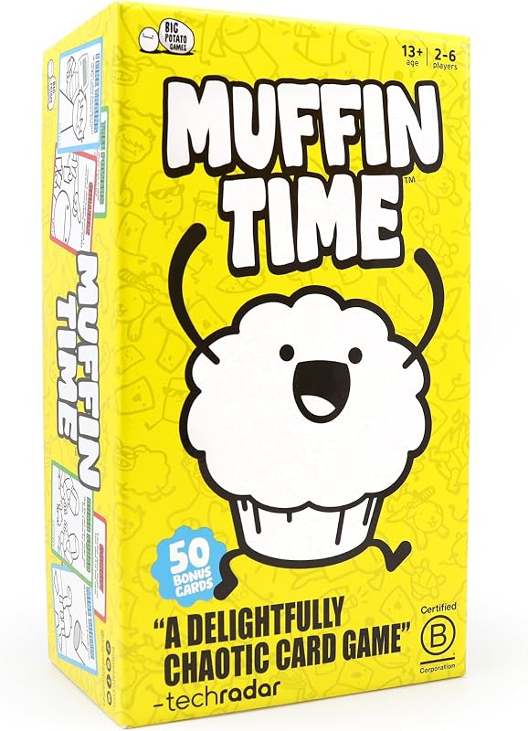 Big Potato Muffin Time: un juego de cartas muy aleatorio | Incluye paquetes de expansión