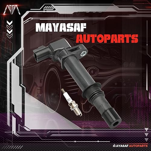 Miniatura 7 de MAYASAF Juego de 6 bobinas de encendido y bujías UF270 para Chrysler 2007 Aspen, para Dodge Dakota 2000-2008, Durango 2000-2007, Ram 1500 2002-2007,