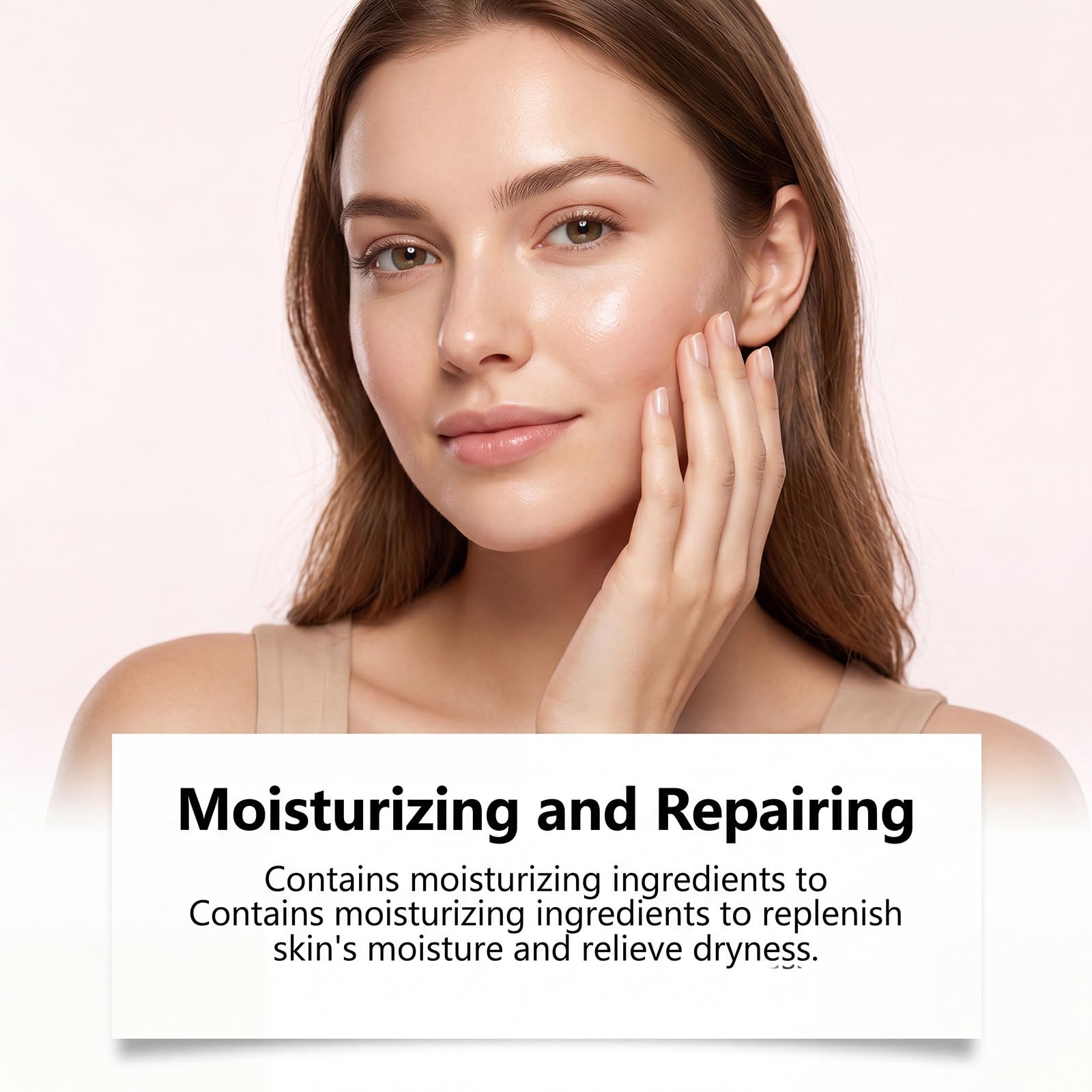 Crème Solaire Hydratante PDRN No Cast SPF50+ PA++++, Fluide Solaire Visage Non Grasant sans Effet Blanc, Protection UVA/UVB Longue Durée, Crème Solaire Légère Hydratante pour Peaux Sensibles, 50g