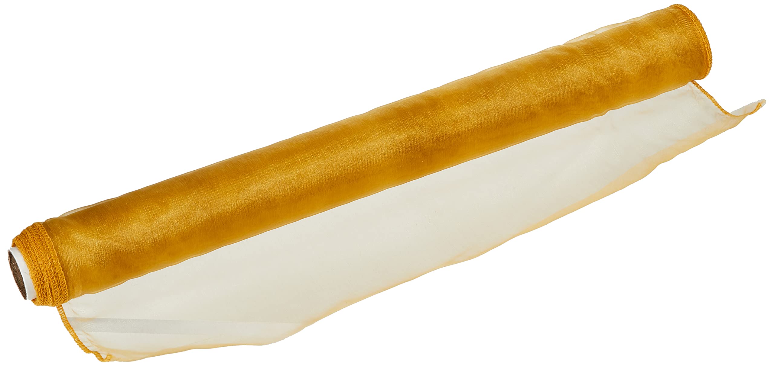 Eleganza Gold Woven Edge Organza, 40Cm X 9M