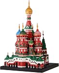 LULUFUN Building Blocks Set Saint Basil's Cathedral World-Famous Architecture Building Set Nano Micro Building Blocks Toys, Educational Toy, Gift for Adults and Children (4300 pcs)