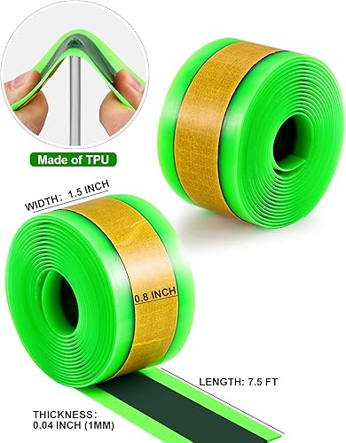 Miniatura 5 de Julai Revestimientos para neumáticos de bicicleta, tubo de bicicleta de montaña, protector autoadhesivo sin pinchazos, compatible con 20 24 26 28 29