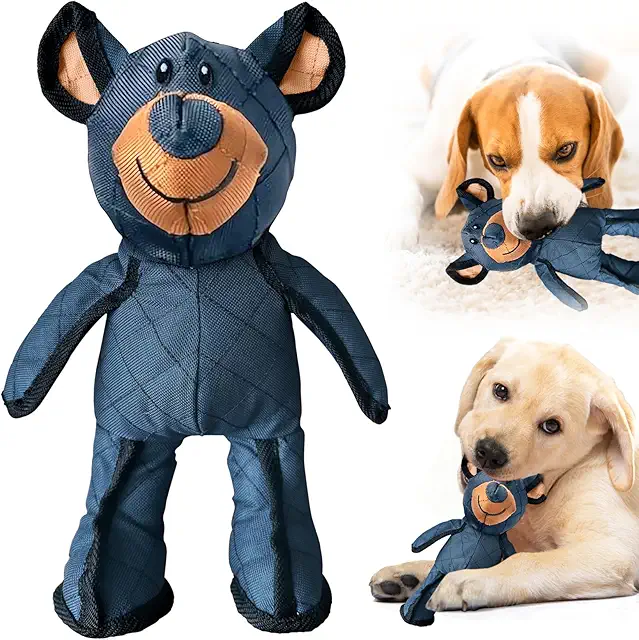 Unzerstörbares Bären-Hundespielzeug für große Hunde - Robuste Kauspielzeuge