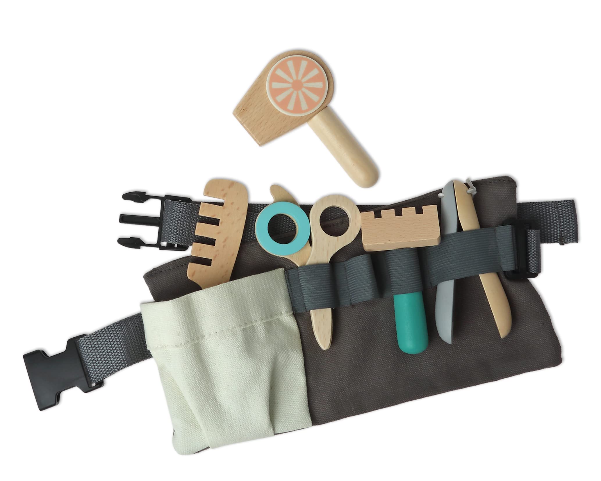 Kiokids Juguete Set De Peluquería En Madera