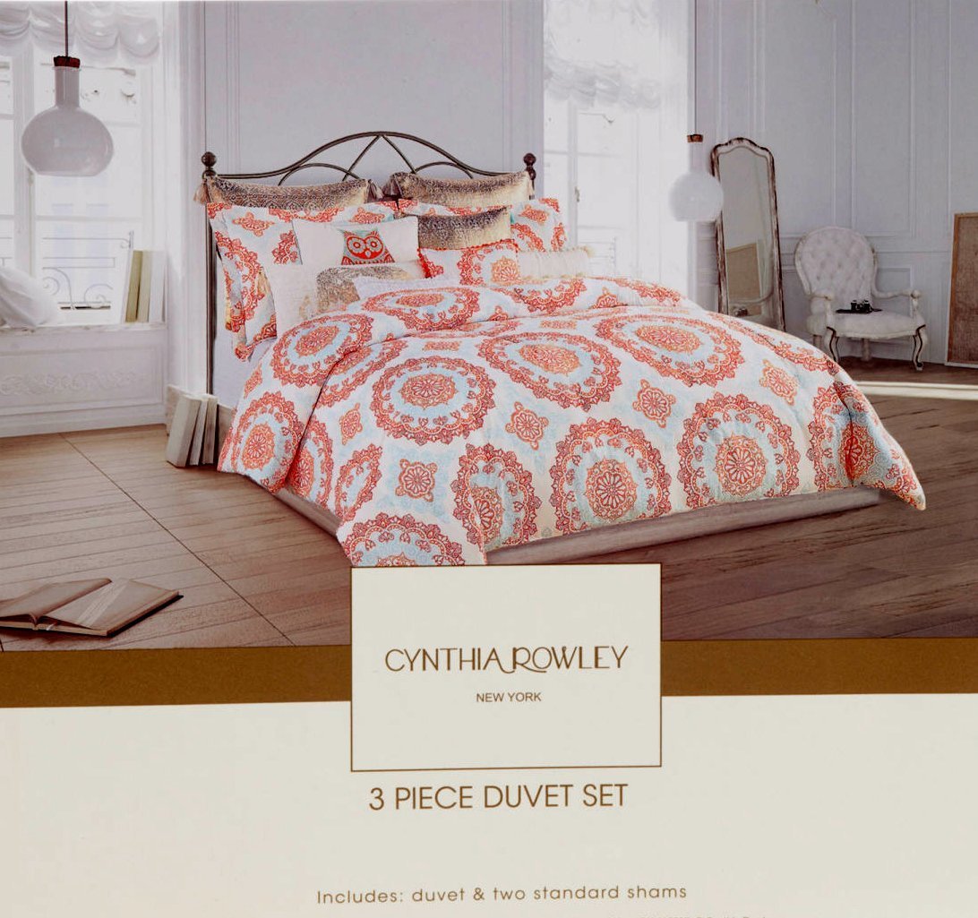 Buy Cynthia Rowley Boho Duvet Cover Ornate Tile Paisley Medallion Print