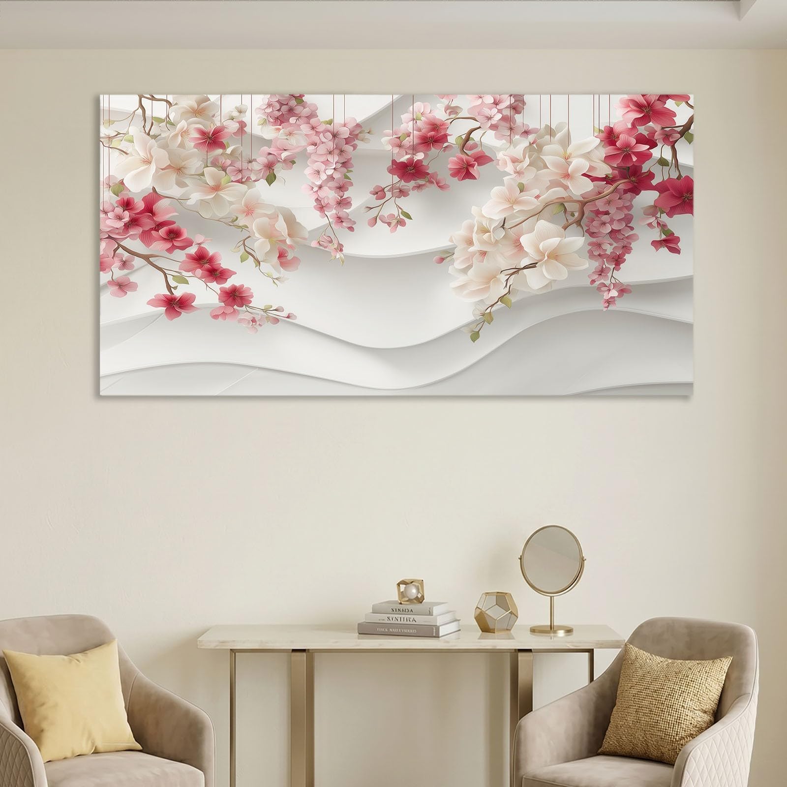 Impression sur Toile Peinture Tableau Mural Relief Plâtre Moderne 3D