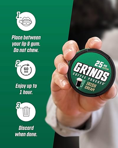 Miniatura 76 de Bolsas de café Grinds 3 latas de vainilla Sin tabaco, sin nicotina alternativa saludable 18 bolsas por lata