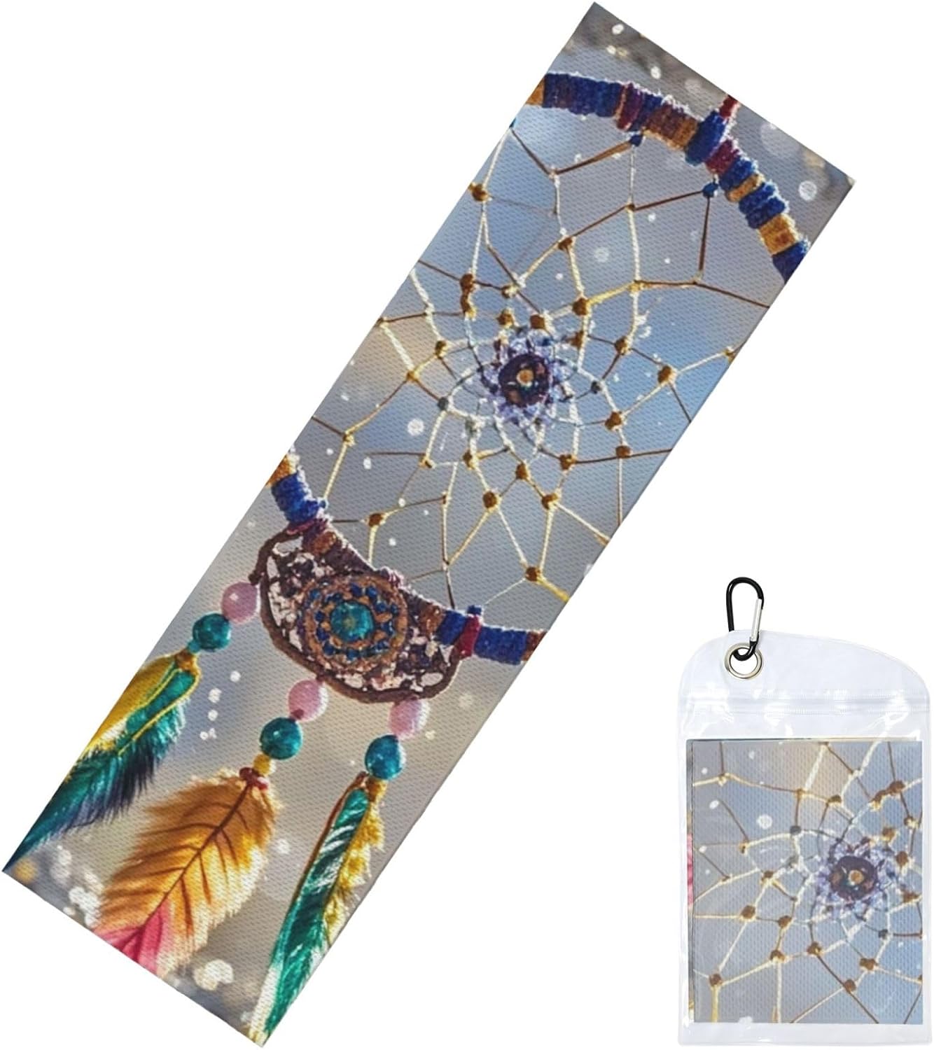 Cooling Towel (40″x12″) Ice Towels Cherry Dream Catcher for Neck Microfiber Cold Towel for Workout Soft Breathable Stay Cool Rags for Yoga Golf Gym Fitness
