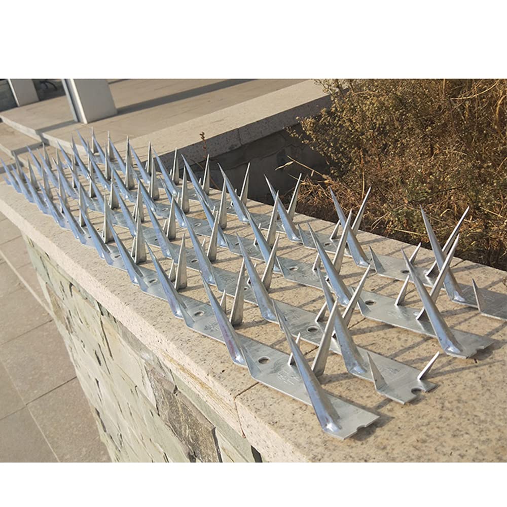 5 Pointes De Clôture Murales Galvanisées Anti-escalade, Type 2, Longueur 125cm