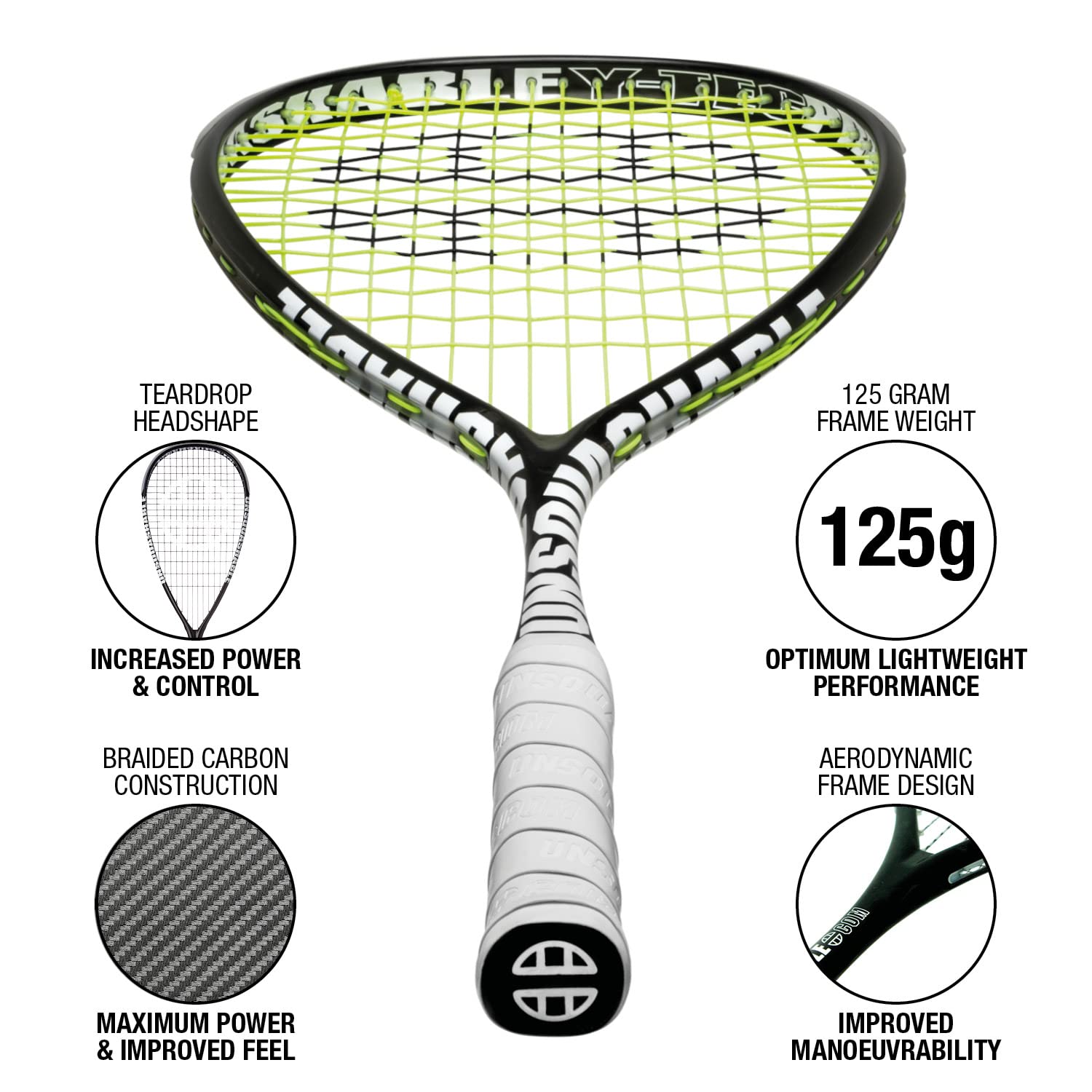 Buy UNSQUASHABLE YTEC Series Squash Rackets Super Light Weight YTEC