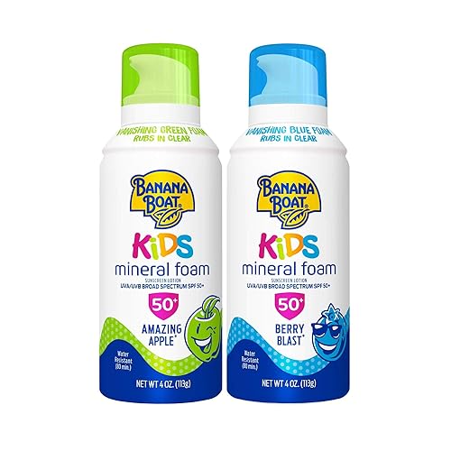 Miniatura 14 de Banana Boat Protector solar en aerosol deportivo para niños SPF 50, 9.5 onzas Protector solar para niños, protector solar para niños, protector