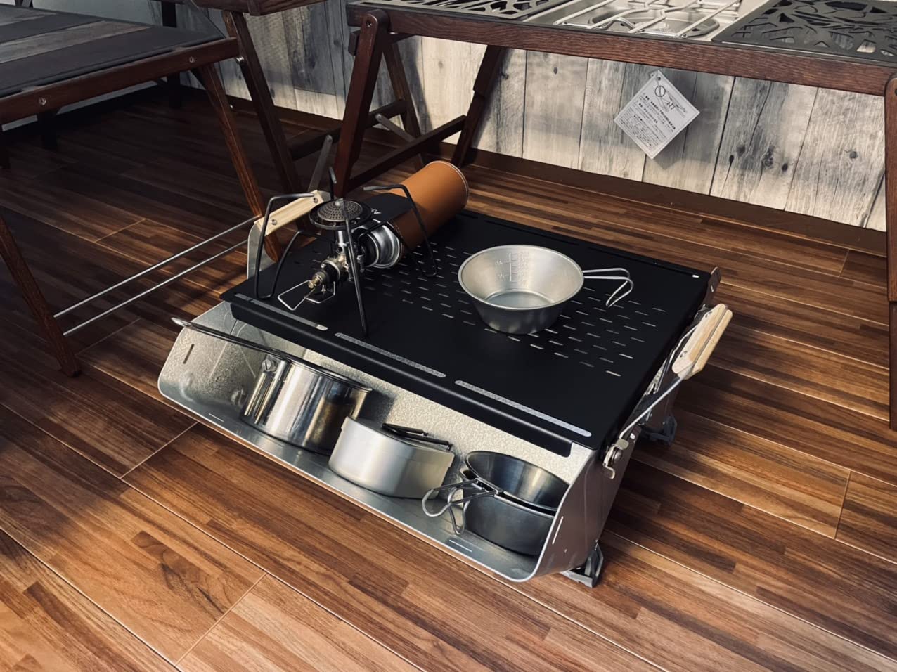 スノーピーク シェルフコンテナ 25 ＋ KIMI CAMP 天板（廃盤品） Amazon.co.jp: KIMI CAMP シェルフコンテナ天板 スノーピーク snow