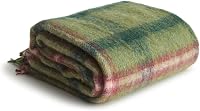 Vera Bradley Women's Wool Blend Woven Throw Blanket - Soft Textured 70x50 Inch Cozy for Home, Bed & Travel