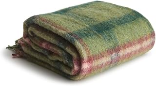 Vera Bradley Women's Wool Blend Woven Throw Blanket - Soft Textured 70x50 Inch Cozy for Home, Bed & Travel