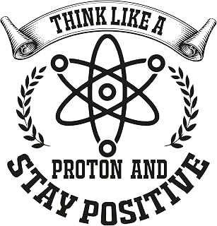 SEC Apparel Science Iron On Patches Decals Transfers Applique Letters for t Shirts Fabric Clothing | Vol 1.5 (Think-Like-a-Proton-and-)