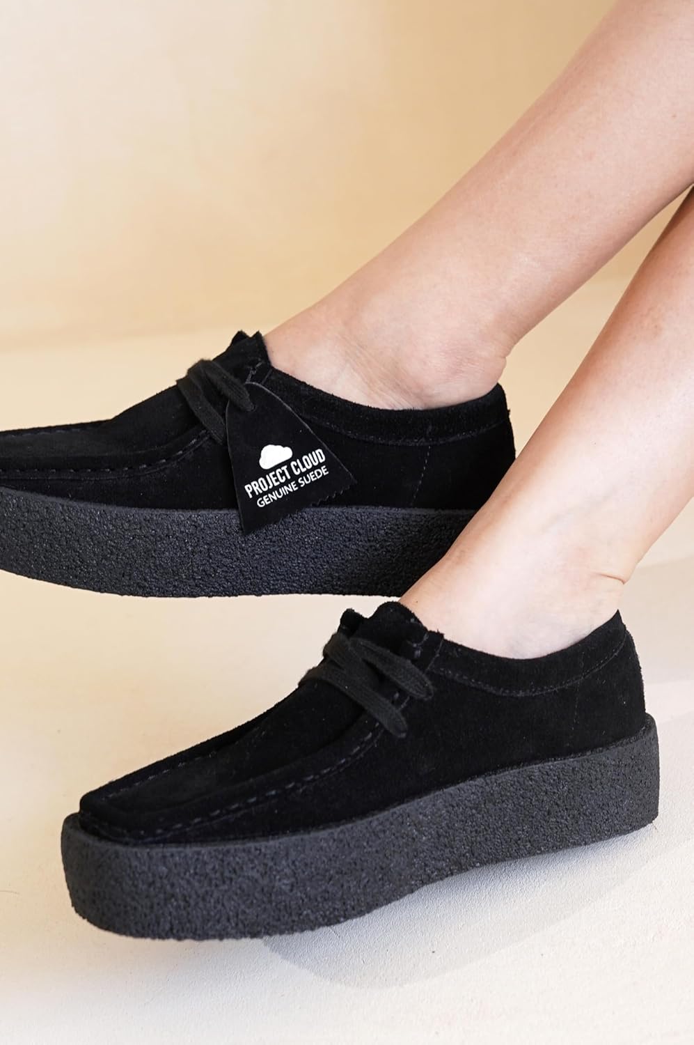 Project Cloud 100% Genuine Leather Womens Shoes - Non-Slip Platform Loafers for Women with Memory Foam Insole - Stylish Oxford Fall Shoes for Women (WALLYCHUNKY) - Image 2