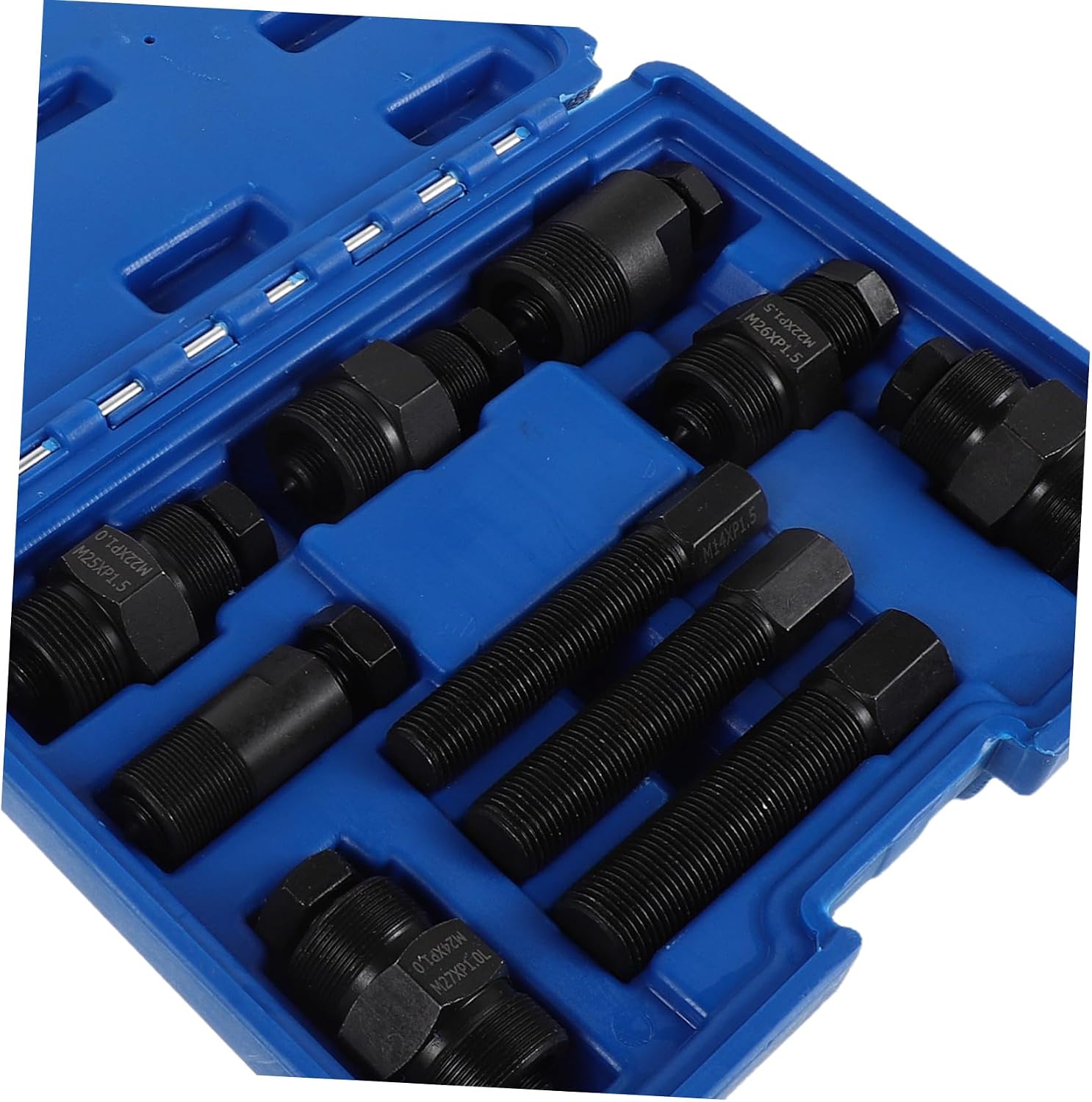 OUNONA 10pcs Flywheel Puller Set Universal ATV Engine Repair Tool Kit for Motorcycle Scooter Small Engine Flywheel Removal with Rotor Puller, Blue