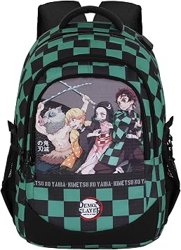 Demon Slayer Akushon-Plus Running Backpack, Multi-Colour, 34 x 46 cm, Capacity 32 L, multicoloured, Einheitsgroe, Plus Akushon Running Backpack