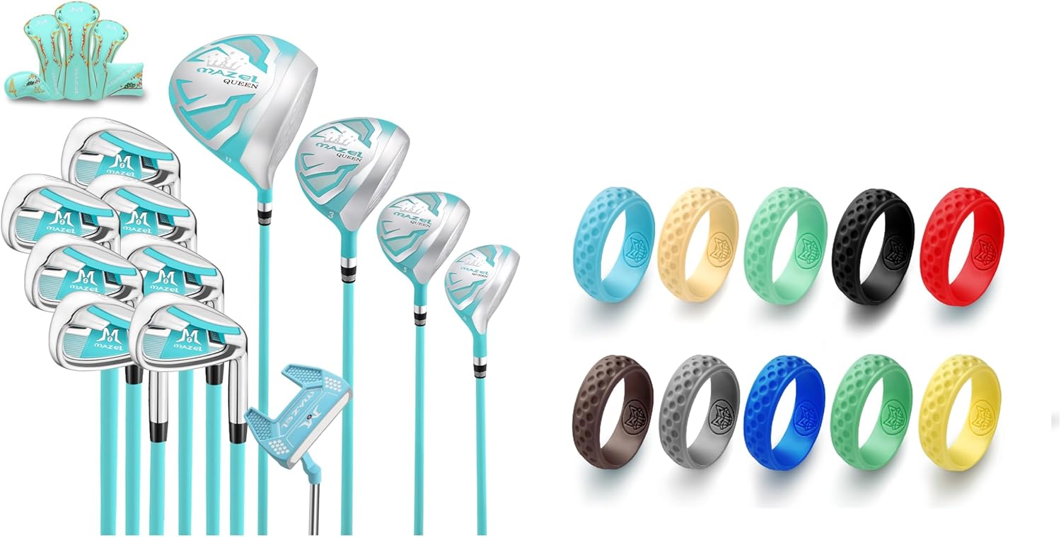 MAZEL Gol Iron Set &Golf Accessories,Bundle of 2