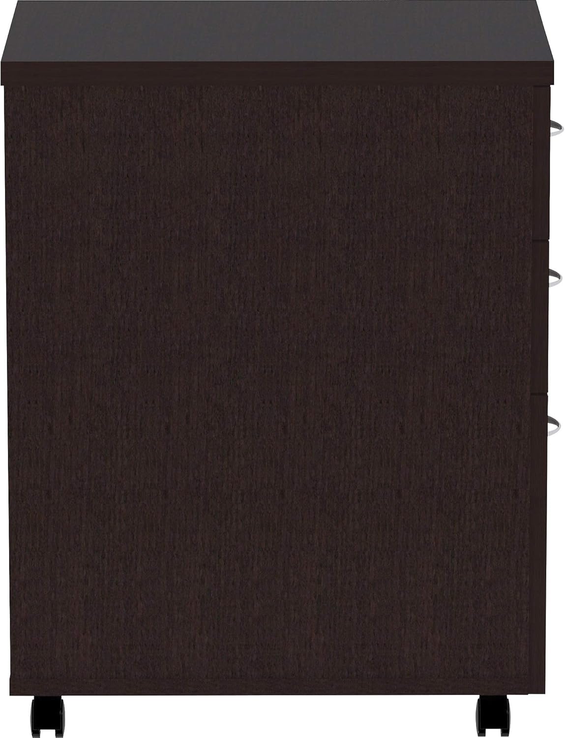 Lorell, LLR18218, Essentials Espresso Laminate Pedestal, 1 Each