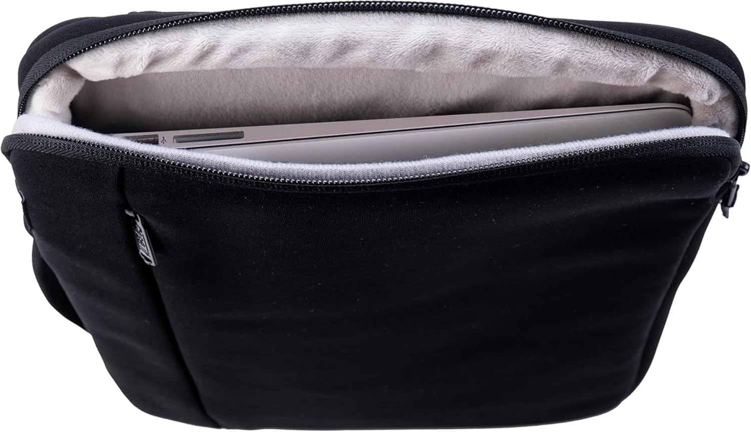 Case-it 6 Pack Neoprene Padded Laptop Sleeve | Holds Up to 13 Inch Laptop/Tablet | Easy Handle to Carry | External Zipper Pocket | Laptop Protector | LAP-514-NEO-C Black