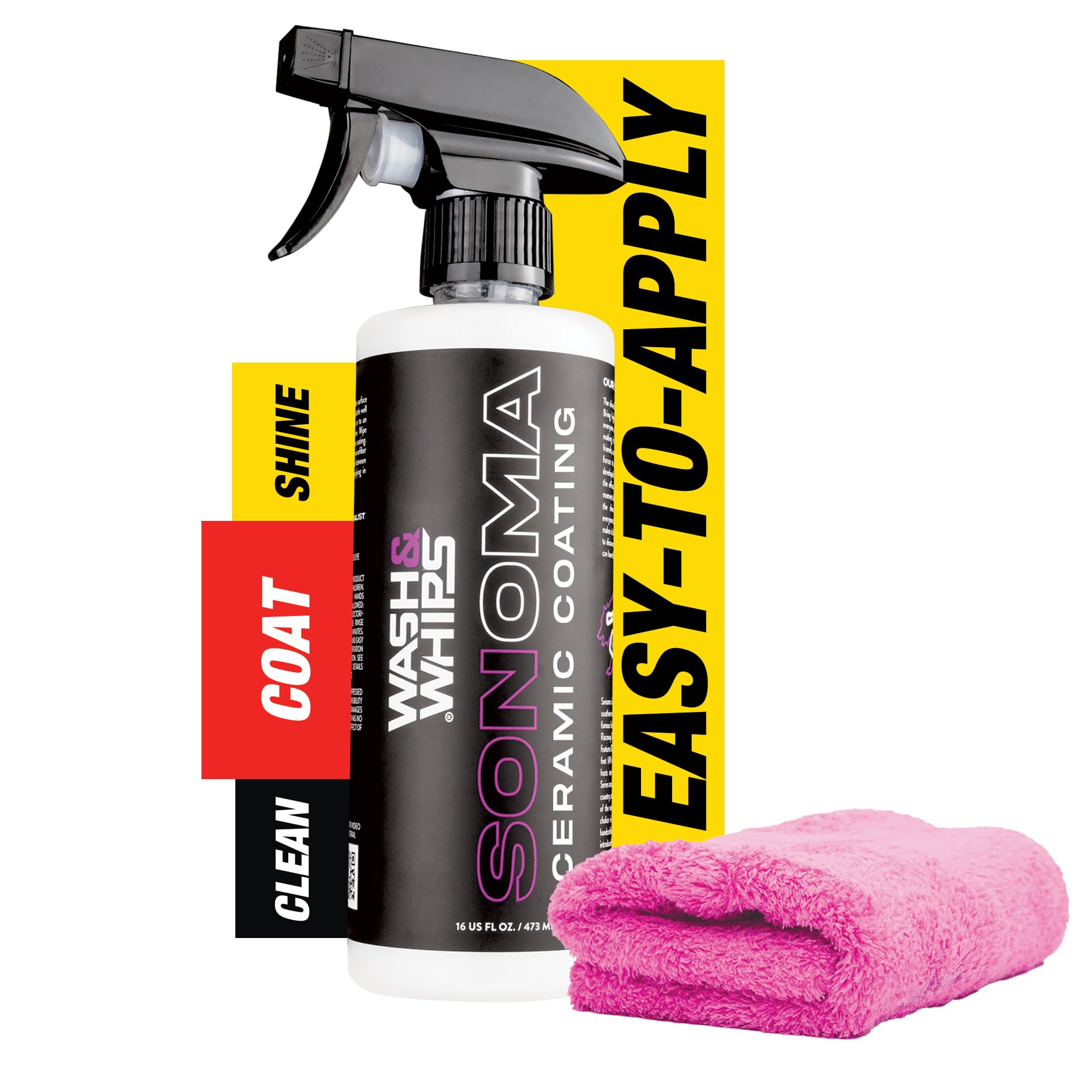 Amazon.com: WASH&WHIPS Sonoma Ceramic Finishing Spray 9H: Easy to