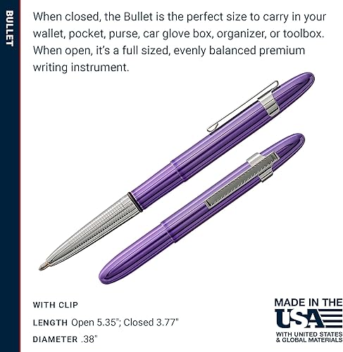 Miniatura 53 de Fisher Space Pen (400-RAW) bolígrafos tipo bala de metal Latón