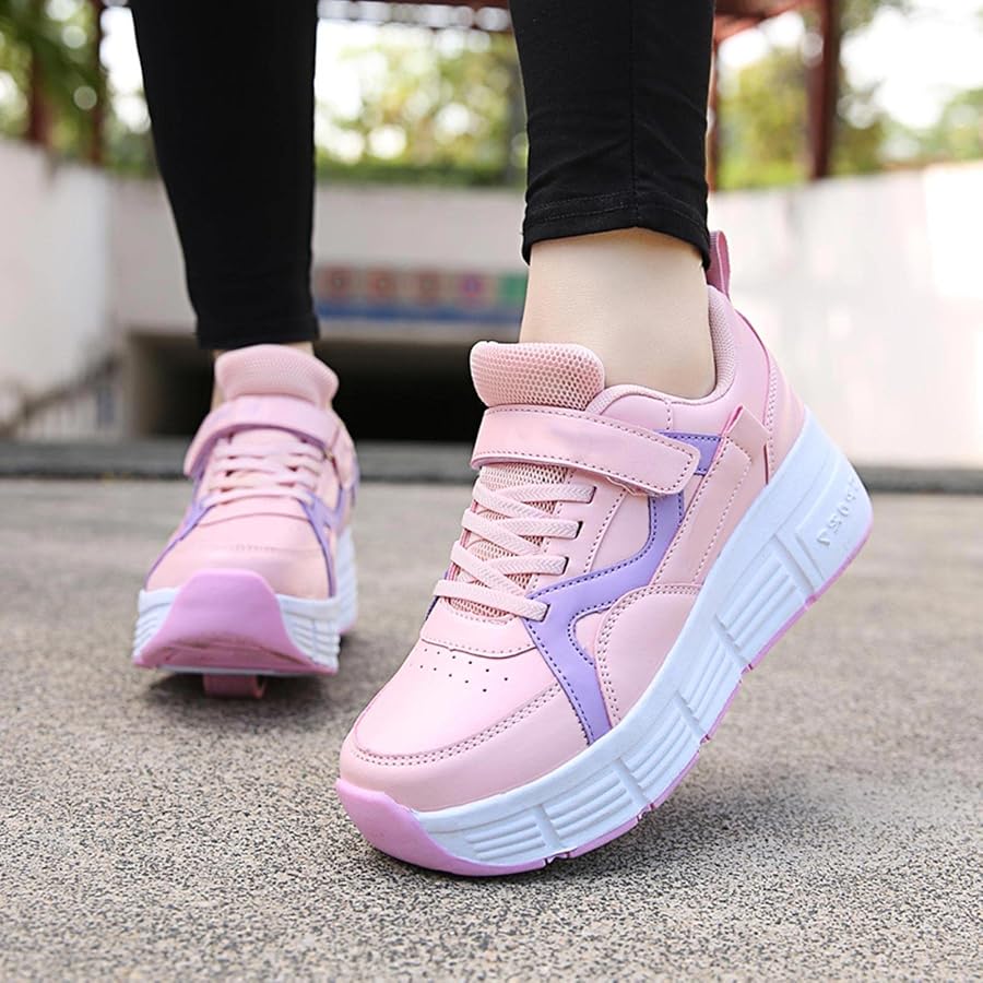 Scarpe Pattini A Rotelle 2 In 1 LDTXH - Multiuso Per Esterno, Taglia 40, Unisex - Foto 11