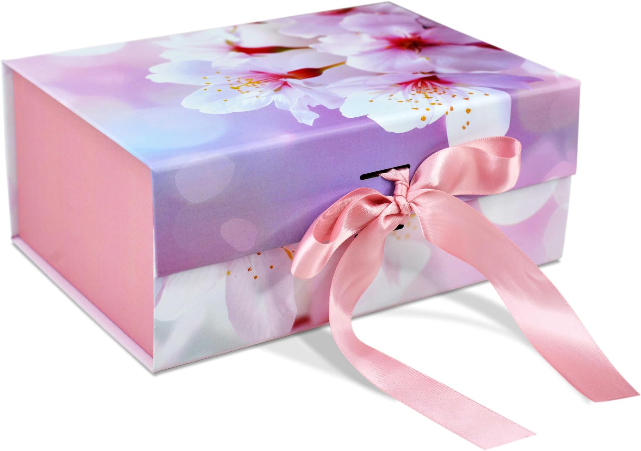 RBS - Rigid Box SivakasiFloral Gift es for Packaging (23 x 16 x 10cm) Gift es for Gifting (1 pack) Gift Packing Multipurpose Hamper Holds upto 5kg Hamper es for gift empty (Purple Haze)