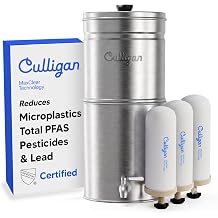 Culligan MaxClear Gravity Water Filter System - Microplastics, Lead & PFAS