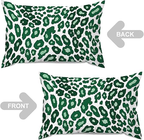 Vista 575 de ArogGeld Chinoiserie - Funda de cojín con estampado de leopardo y guepardo fucsia, con manchas de animales de vaca, color rosa oscuro, decoración