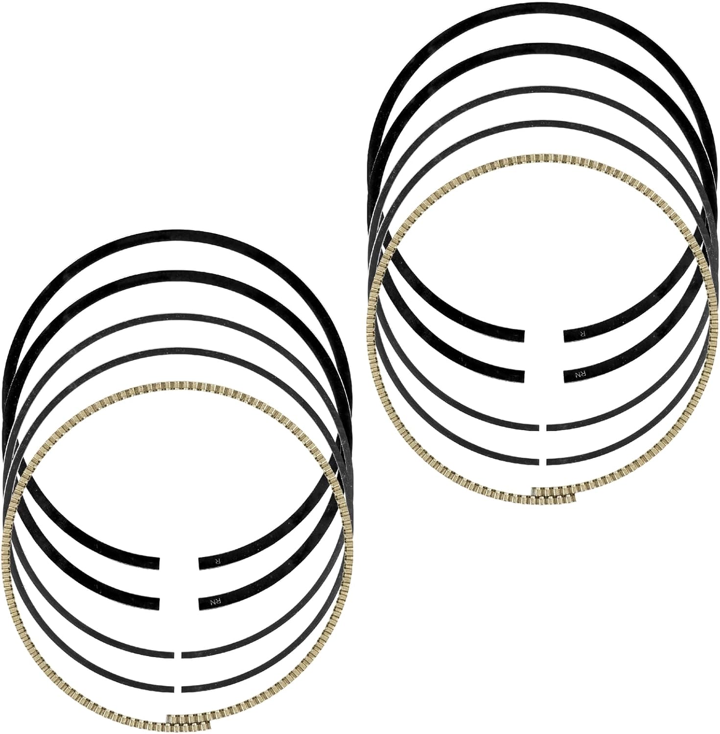 Powersports Replacement Parts for 2 Front Rear Cylinder Piston Ring For Kawasaki Brute Force 750 KVF750 4X4i 05-11 Mod-C33C-8980