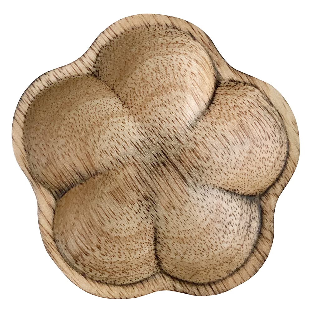 Decorative Wooden Bowl, Boho Farmhouse Room Bathroom Kitchen Decor, Jewelry Ring Dish, Key Tray, Potpourri Holder