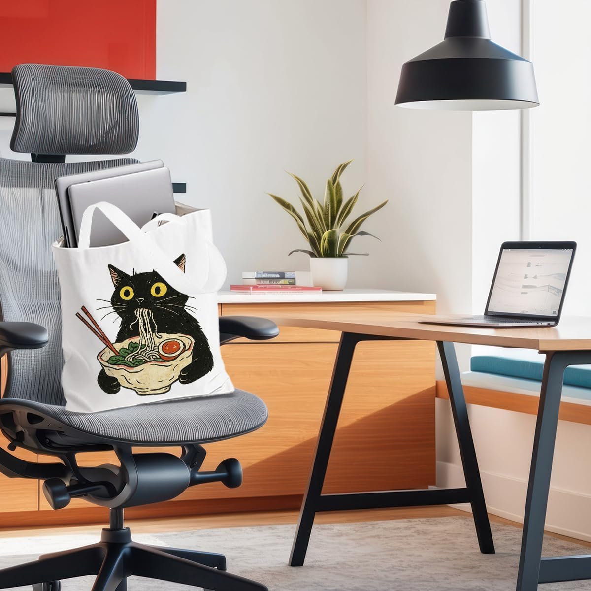 Funny Animal Tote Bag, Trendy Meme Large Capacity Reusable Grocery Bags, Travel Canvas Beach Bag Gifts for Women - Image 3