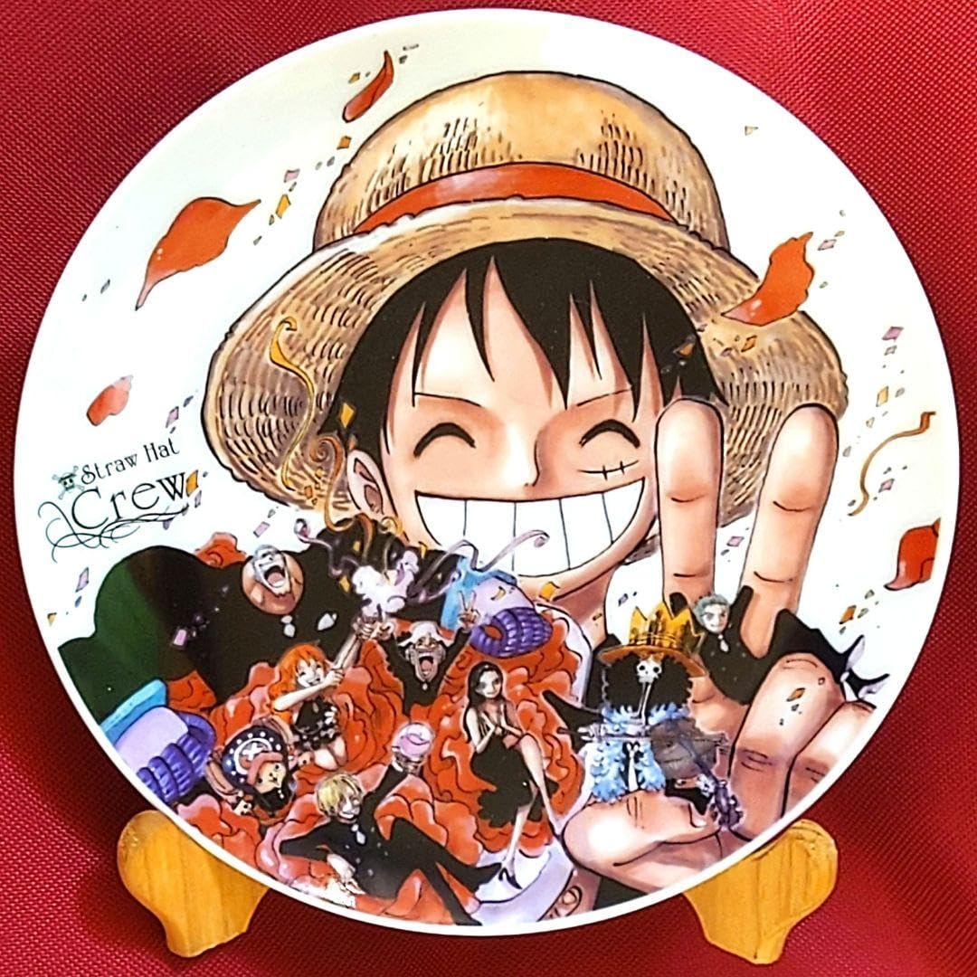 ワンピース ONEPIECE 麦わら帽子のルフィと一味 2013年 限定プレート
