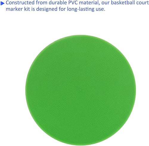 Miniatura 5 de 15 marcadores de punto de 9 pulgadas, puntos de agilidad para piso, conos de campo planos para entrenamiento de fútbol
