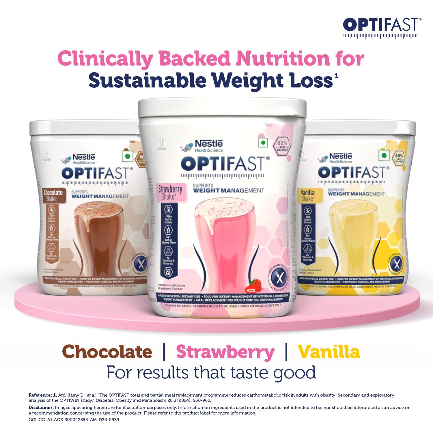 Buy Now Optifast Weight Management Shake | Strawberry Flavour |