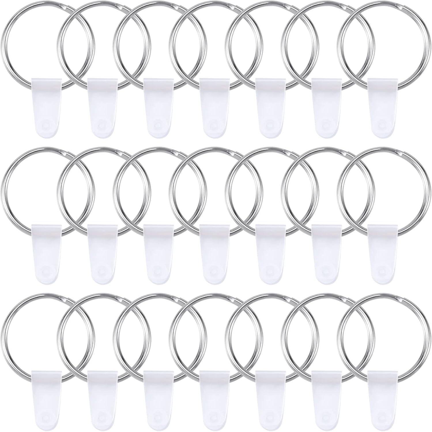 OIIKI 100 Sets Keychain Rings for Crafts, Round Jamaica Ubuy